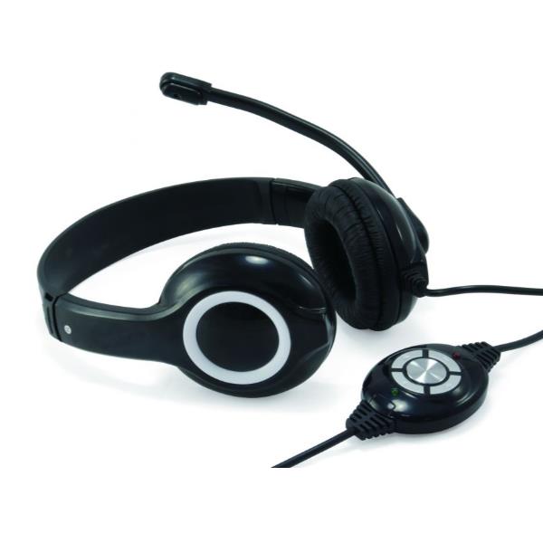 Conceptronic USB COMFORT.STEREO HEADSET BLACK